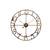 Zegar ścienny AMS W9566 czarny • mechanizm kwarcowy • cyfry arabskie