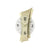 AMS Rimini W9397 Wanduhr Messing • Facettiertes Mineralglas • Made in Germany