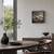AMS W9515 Zegar ścienny z naturalnego łupka • Wzór airbrush • Mechanizm kwarcowy