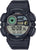 Casio herrklocka med digital display, svart boett, grön belysning, 100 m.