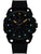 Luminox Herrenuhr mit beleuchtetem blauem Zifferblatt, schwarzem Gehäuse und Band