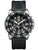 Herren-Chronograph-Uhr mit schwarzem Zifferblatt und schwarzem Kautschukarmband