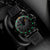 Luminox dykarklocka i närbild med självlysande markeringar på svart urtavla