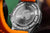 Metall-Uhrgehäuse für Herrenuhr mit Gravur, bärs på grönt band