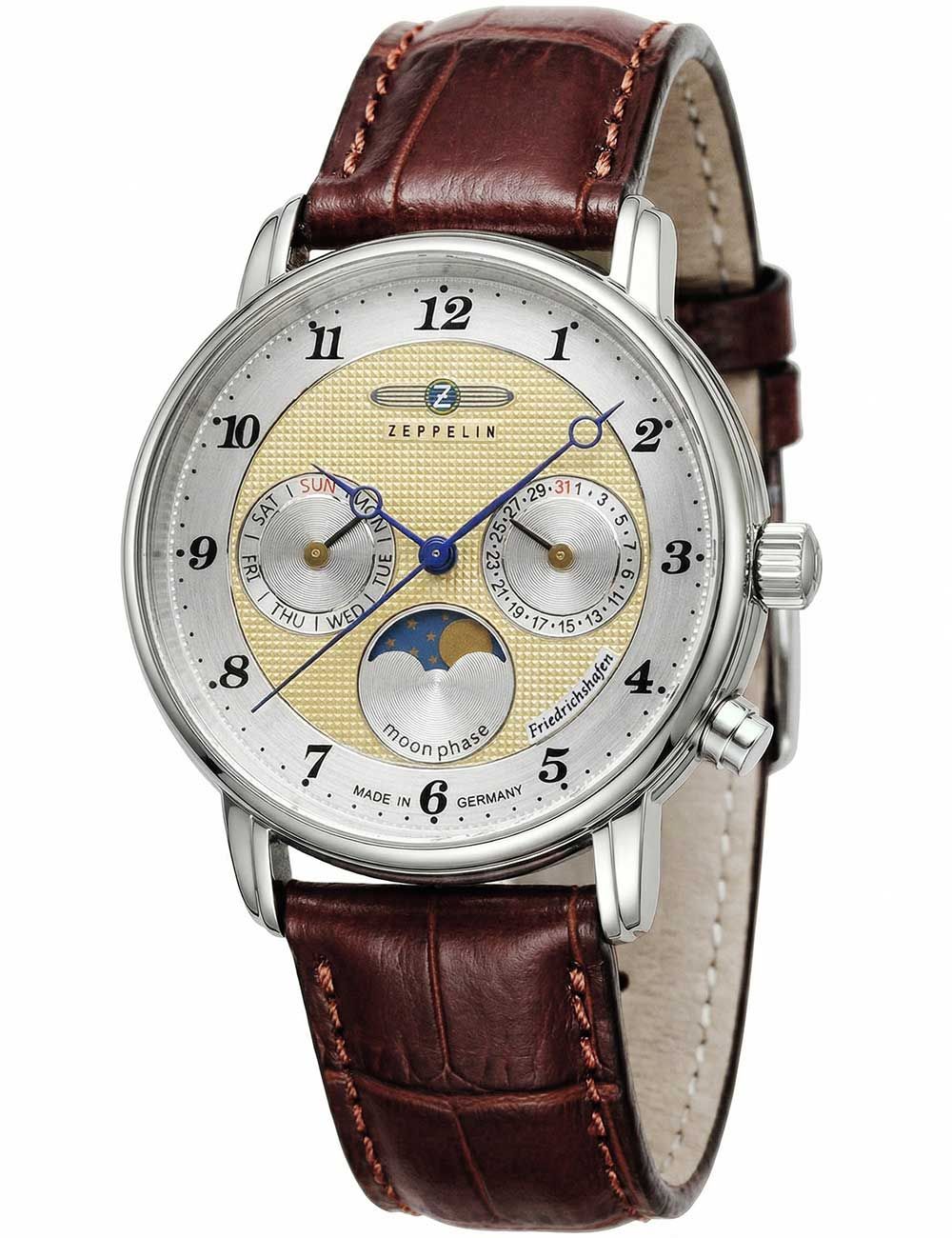 Zeppelin Friedrichshafen 8537-5 Damen Armbanduhr • Quarzwerk • 5 ATM wasserdicht