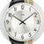 AMS 9551 Wanduhr Sonoma/Schiefer • Made in Germany • Facettiertes Mineralglas