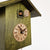 Rombach & Haas LIFE SK34-4 Väggklocka Grön • Mekaniskt 8-dagarsverk • Original Schwarzwälder Gökur