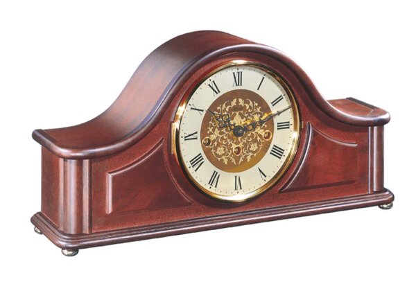 Kaminur mahogny 4/4 Westminster - Hermle Modell: 21142-070340