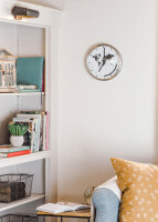 Världstidklocka kvartsklockverk rostfritt stål...