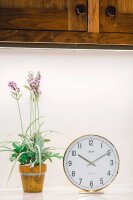 Bordsklocka mässing kvartsklockverk - Hermle Modell: 22986-002100