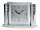Radiostyrd bordsklocka modern 18 x 12 x 8 cm - AMS Modell: 5130