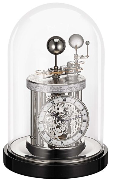 Bordsklocka krom svart - Hermle Modell: 22836-742987