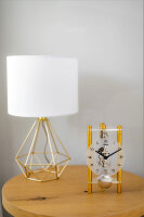 Bordsklocka aluminium skelettverk - Hermle Modell:...