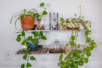 Bordsklocka aluminium skelettverk - Hermle Modell: 23025-Q70721