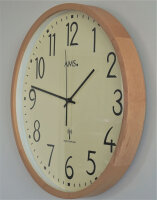 Radiostyrd väggklocka modern boettdiameter 40 cm -...