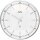 Radiostyrd väggklocka modern boettdiameter 40 cm - AMS Modell: 5608