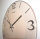 Väggklocka modern boettdiameter 30 cm - AMS Modell: 9572