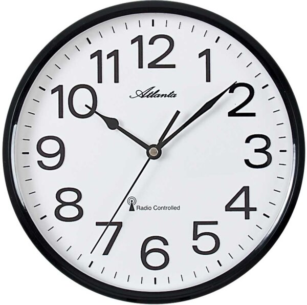 Väggklocka boettdiameter 25,5 cm - Atlanta Modell: 4378/7