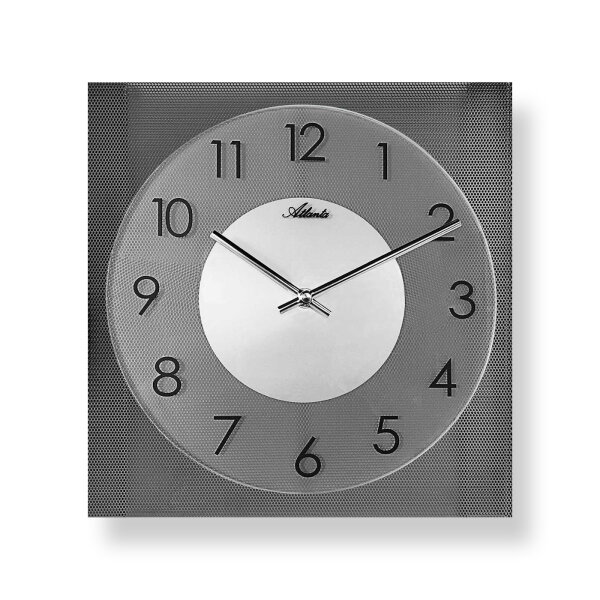 Väggklocka 30 cm x 30 cm - Atlanta Modell: 4520/4