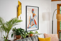 Pendlyklocka guldfärgad kvartsklockverk - Hermle...