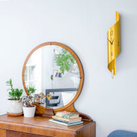 Pendlyklocka guldfärgad kvartsklockverk - Hermle Modell: 70944-X62200