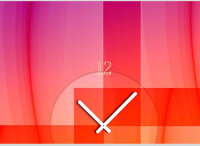 Modern väggklocka - Dixtime Modell: 5010