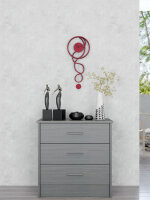 Pendlyklocka kvartsklockverk trä - Hermle Modell:...