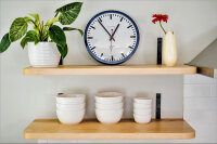 Stationsklocka radiostyrd rostfritt stål - Hermle Modell: 30471-Q70870