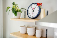 Stationsklocka radiostyrd rostfritt stål - Hermle Modell: 30471-Q70870