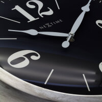NeXtime 3290ZI "Classic" väggklocka, silver/svart