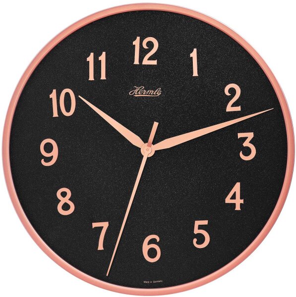 modern väggklocka med kvartsklockverk - Hermle Modell: 30920-V52100