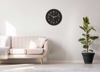 modern väggklocka med kvartsklockverk - Hermle Modell: 30923-742100