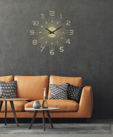 Väggklocka guld urtavla - JVD Modell: HT108.2