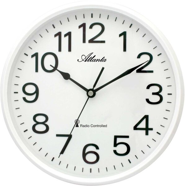 Väggklocka boettdiameter 25,5 cm - Atlanta Modell: 4378/0
