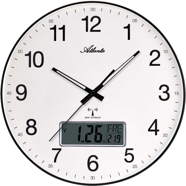modern radiostyrd klocka - Atlanta Modell: 4573