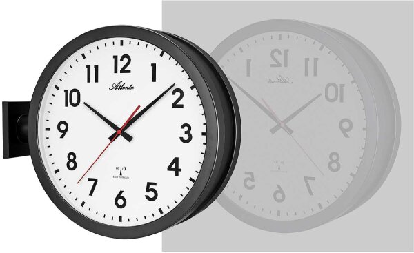 modern dubbelsidig radiostyrd klocka - Atlanta Modell: 4570