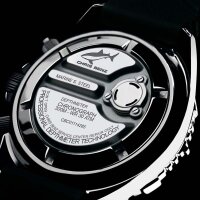 Herrklocka dykarklocka - Serie: Depthmeter Chronograph 300M - Chris Benz Modell: CB-C300-O-KBO
