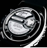 Herrklocka dykarklocka - Serie: Depthmeter Chronograph 300M - Chris Benz Modell: CB-C300-W-MB