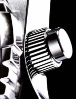 Herrklocka dykarklocka - Serie: Depthmeter Chronograph 300M - Chris Benz Modell: CB-C300-W-MB