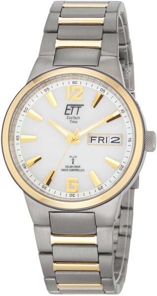 Herrklocka sol- och radiostyrd klocka - Eco Tech Time Modell: EGT-11322-11M