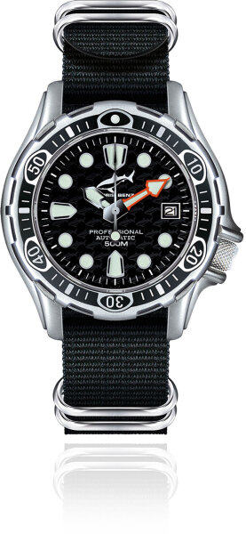 Herrklocka dykarklocka automatisk - Serie: Deep 500M Automatic - Chris Benz Modell: CB-500A-S-NBS