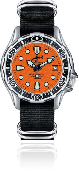 Herrklocka dykarklocka automatisk - Serie: Deep 500M Automatic - Chris Benz Modell: CB-500A-O-NBS