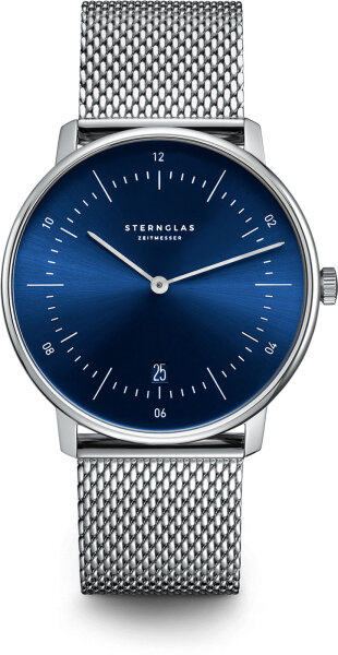 Blå Herrklocka - Serie: Naos - Sternglas Modell: S01-NA06-MI04