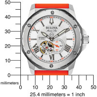Herrklocka Marine Star dykarklocka rostfritt stål silikon - Bulova Modell: 98A226