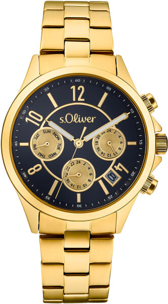 Damklocka rostfritt stål kronograf - s.Oliver Modell: 2033555