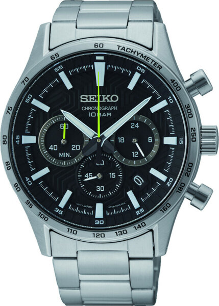 Herrklocka tachymeter kronograf stoppur - Seiko Modell: SSB413P1