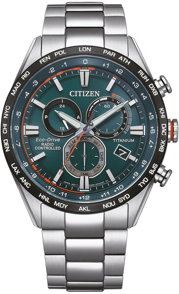Herrklocka Sol, datum, alarm - Citizen Modell: CB5946-82X