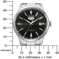 Herrklocka, automatisk, datum - Citizen Modell: NH8391-51EE