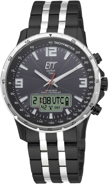 Radiostyrd solklocka - Eco Tech Time Modell: EGS-11568-21M