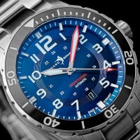 Blå Keramisk dykarklocka - Marc and Sons Modell: MSD-050-02-S